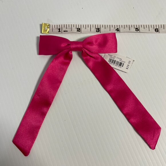 J. Crew Set of TWO Hair Bow Barrette Accessories OS NWT - Picture 4 of 10